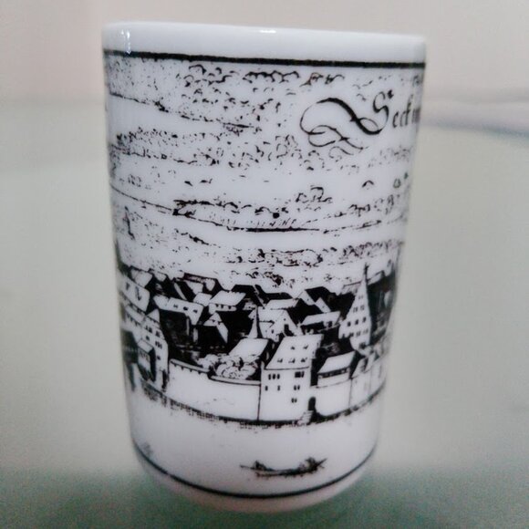 Altenkunstadt Porcelain set of 6 German shot glasses - VINTAGE - Picture 14 of 15